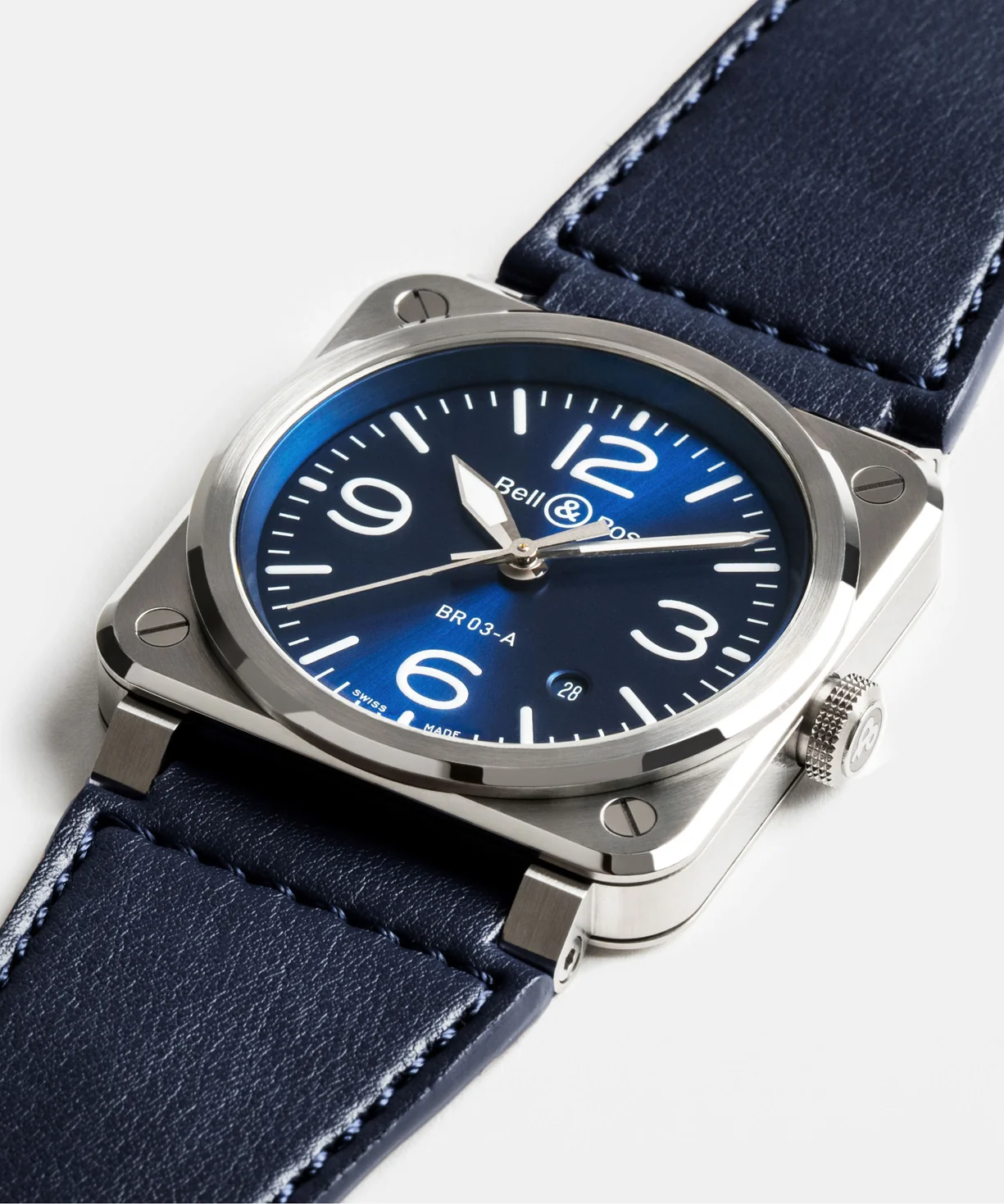Bell & Ross Br-03 Auto BR-03 Blue Steel 41mm