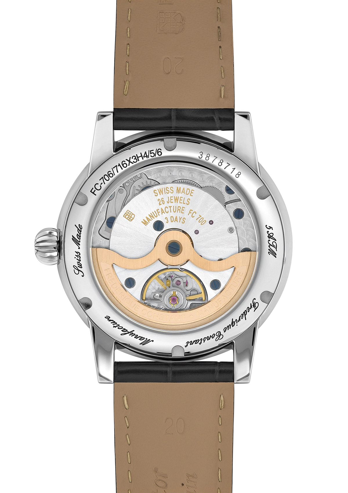 Frederique Constant Manufacture Classic Date Fc-706b3h6 40mm