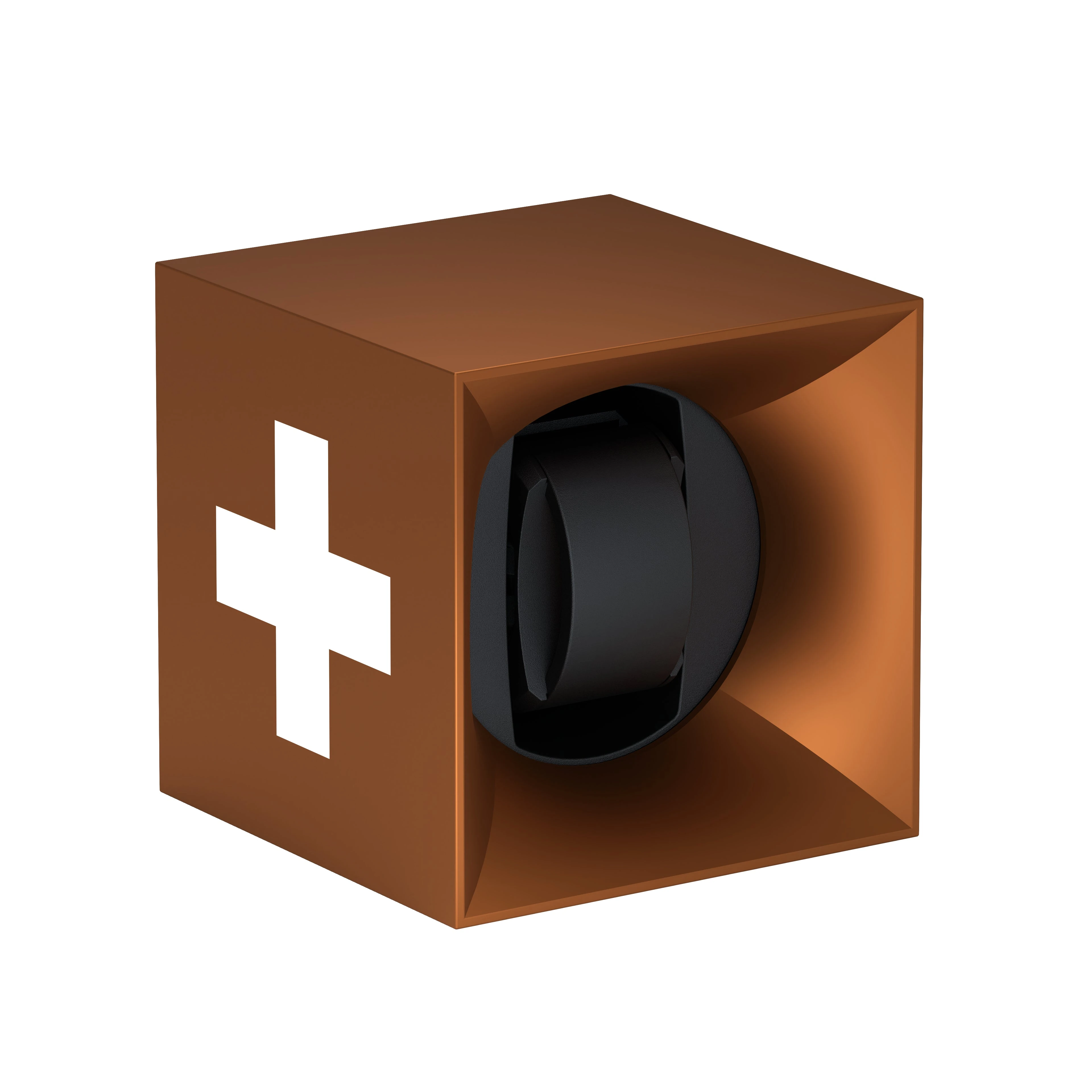 Swiss Kubik Startbox Soft Touch Cruz de color Bronce