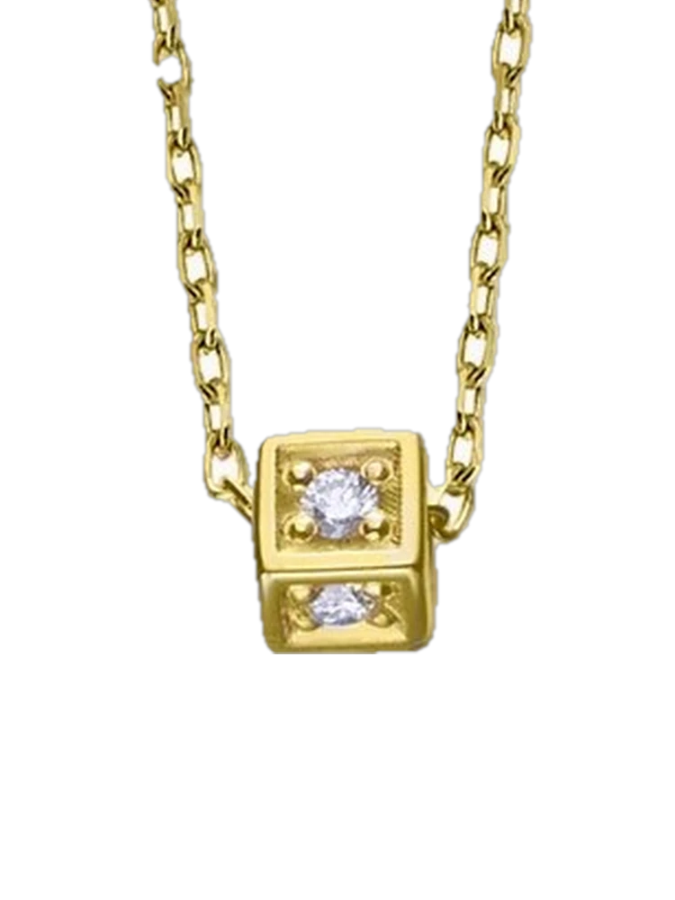 Le Carre Le Carre Daily Diamonds Cadena Small Cube
