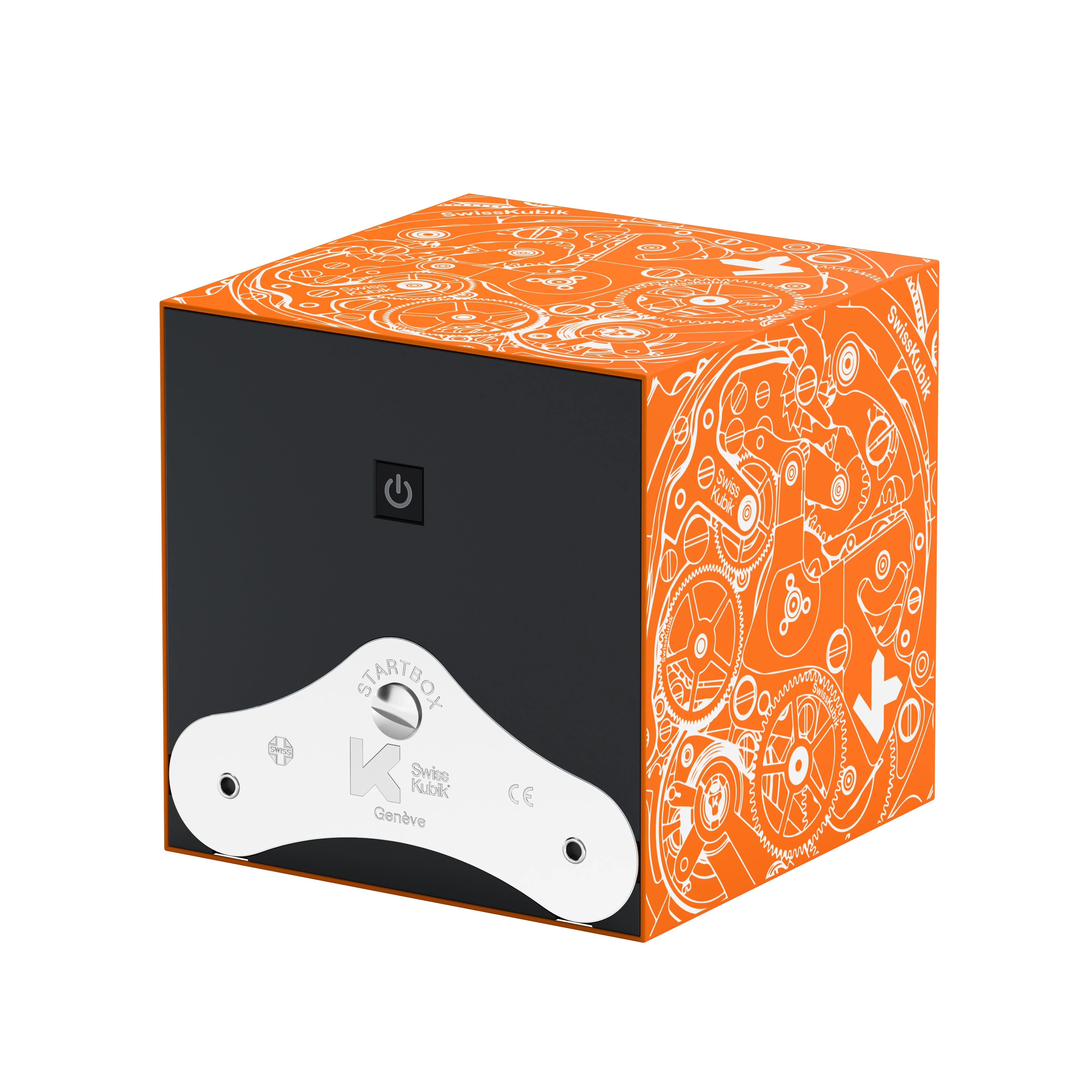 Swiss Kubik Startbox Soft Touch de color Naranja Mouvement Blanco ...