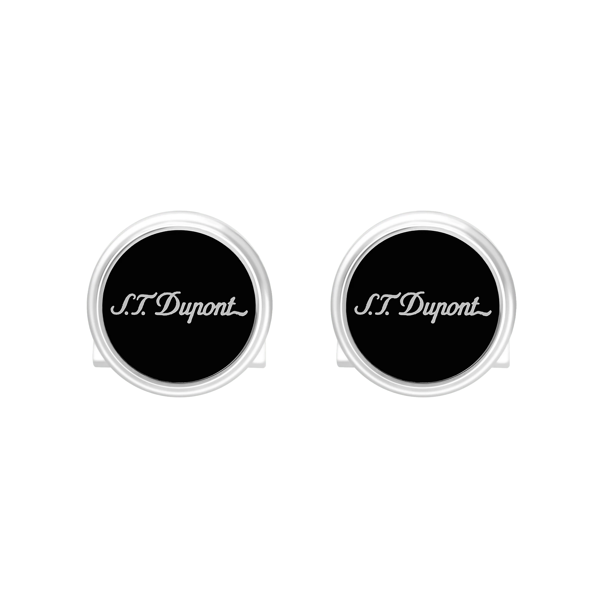 St Dupont Cufflink Chrome