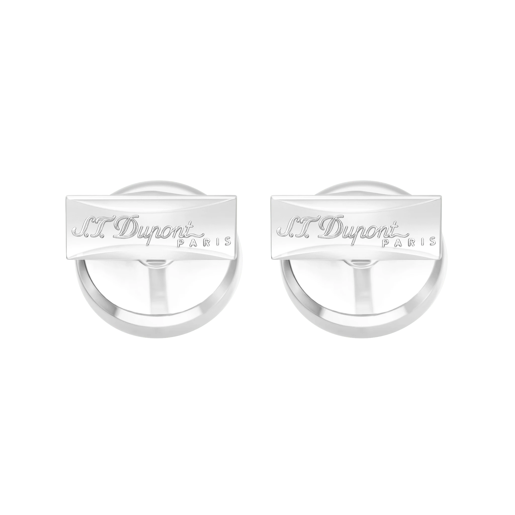 St Dupont Cufflink Chrome