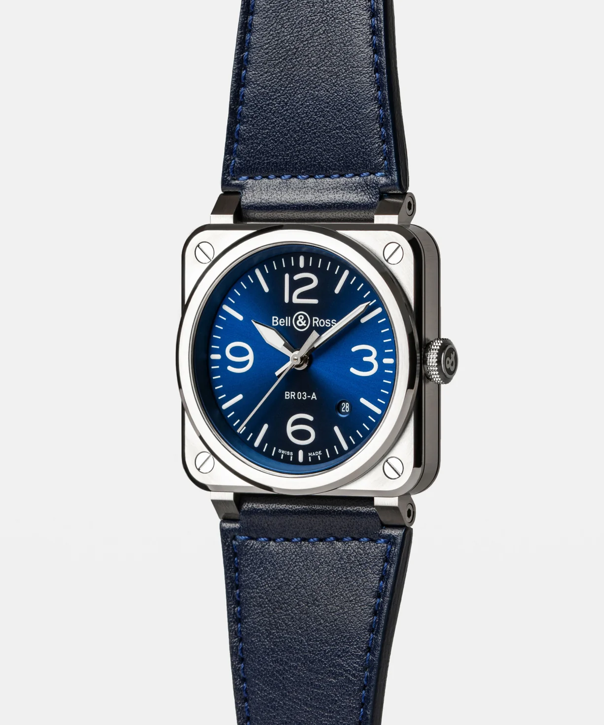 Bell & Ross Br-03 Auto BR-03 Blue Steel 41mm