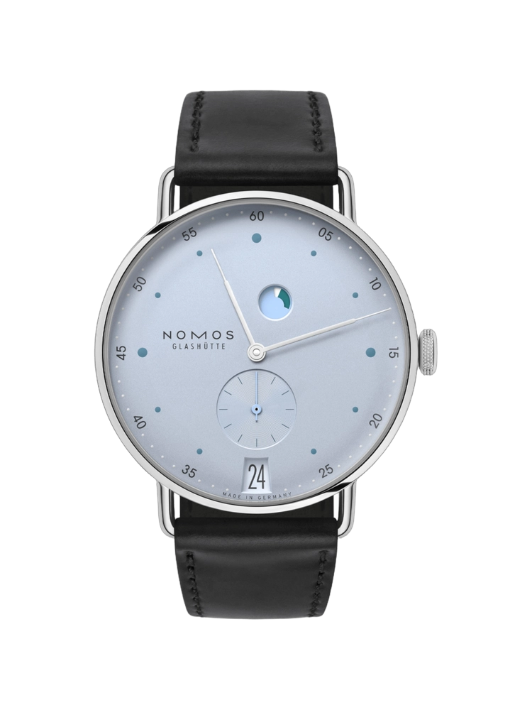 Nomos Nomos Metro Date Power Reserve Ice Blue 37mm