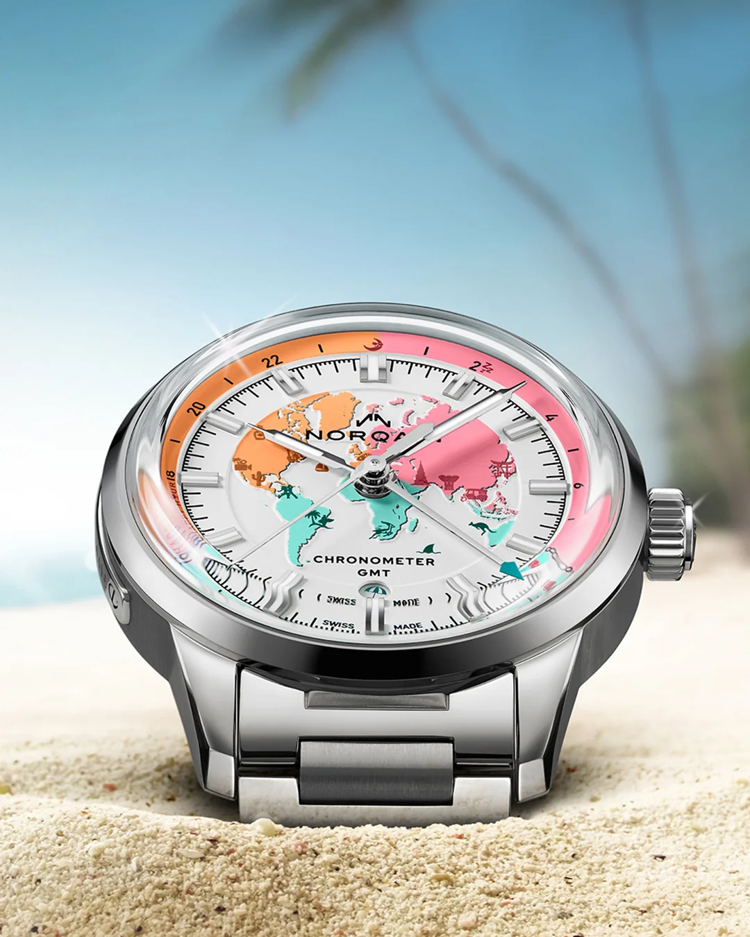 Norqain Freedom GMT Enjoy Life "Holiday" Limited Edition 40mm