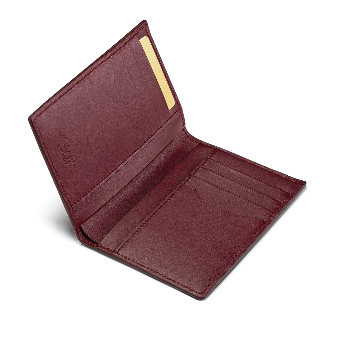 Montegrappa Signet Series Coat Wallet, Bordeaux
