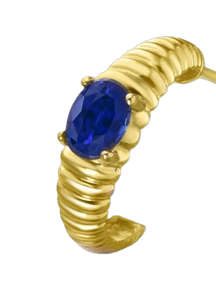 Le Carre Le Carre Semiprecious Stone Gallonados Ovales