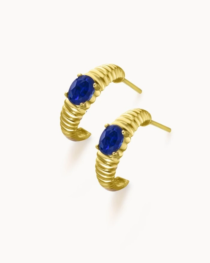 Le Carre Semiprecious Stone Gallonados Ovales