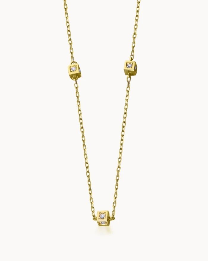 Le Carre Daily Diamonds Cadena Multi Cubes