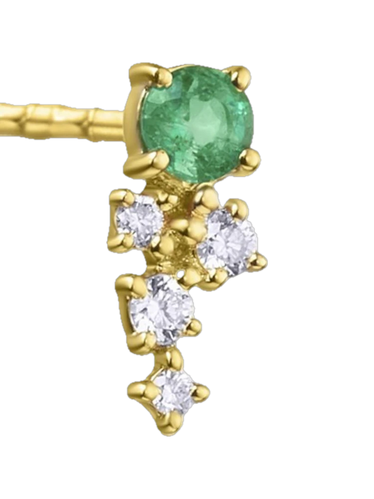 Le Carre Le Carre Daily Diamond with touch of color Go Green